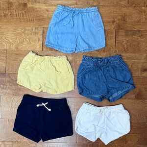 Toddler Girls Old Navy + babyGap Shorts - 3T - 5 included! - Chambray, Terry